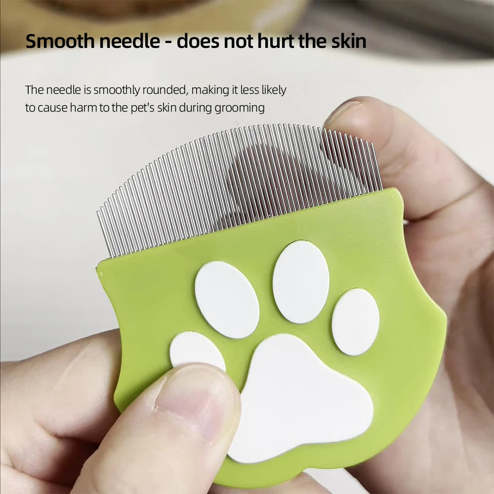 Peine Antipulgas Profesional para Mascotas | Diseño Ergonómico para Gatos y Perros