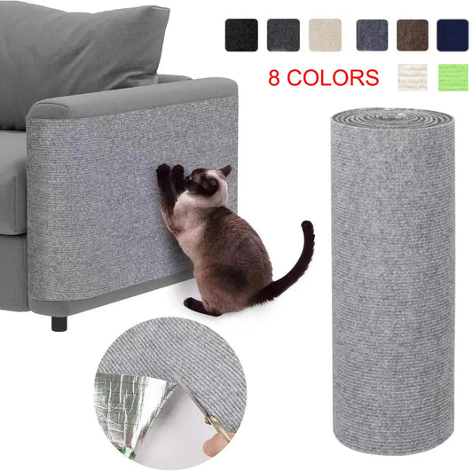 Alfombrilla Rascadora Autoadhesiva para Gatos / Protector de Sofá y Muebles